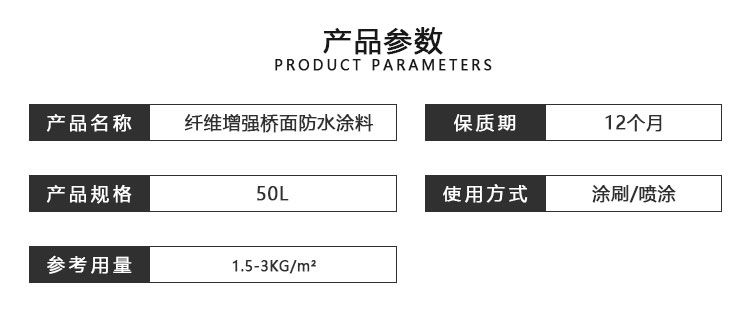 纖維增強(qiáng)型橋面防水涂料